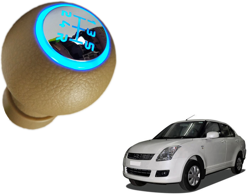 WolkomHome Led Gear Knob Shift with Blue Light Manual Transmission Gear  Shifting Knob Beige For Maruti Suzuki Swift Type-3 Car Gear Lever Price in  India - Buy WolkomHome Led Gear Knob Shift