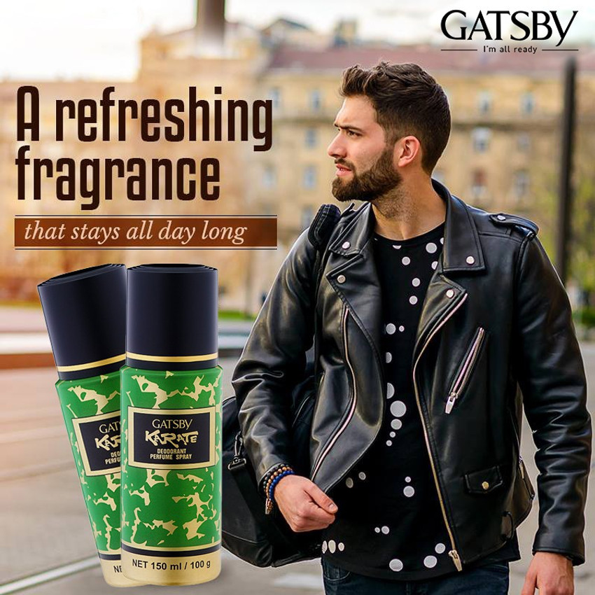 GATSBY Deodorant Perfume Spray Karate 150ml Pack of 2 Perfume