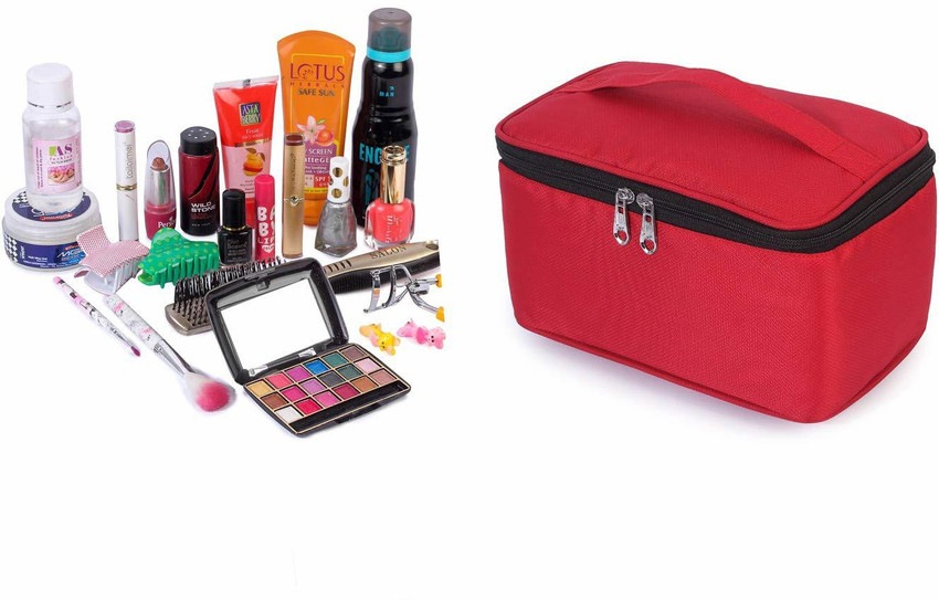 scatter Cosmetic Bag For Women Red Cosmetic Bag Red Price in