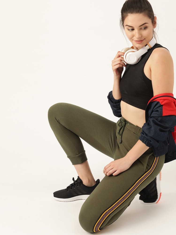 Dressberry Solid Women Dark Green Track Pants - Buy Dressberry Solid Women  Dark Green Track Pants Online at Best Prices in India