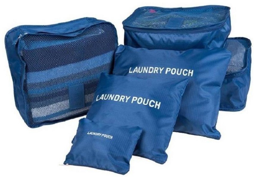 Blue ZipKit Travel Organiser with 12 Zip Pouches, 10 X 6 X 6.5 Inches at Rs  690 in Mumbai
