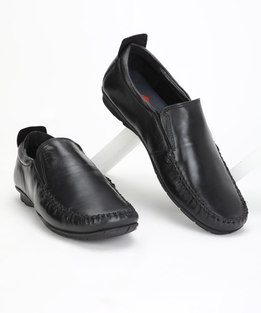 Lee cooper cheap black leather shoes