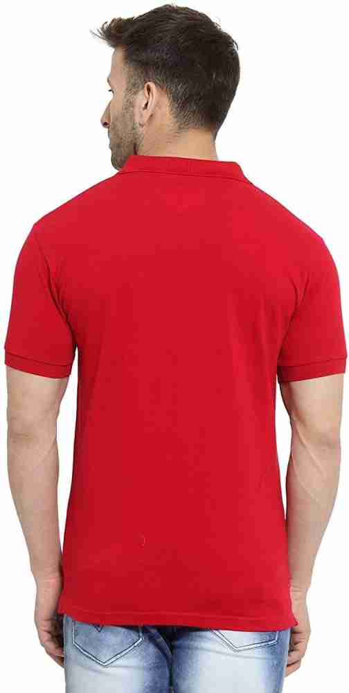 Louis Vuitton Men's Polo Shirt Red Color