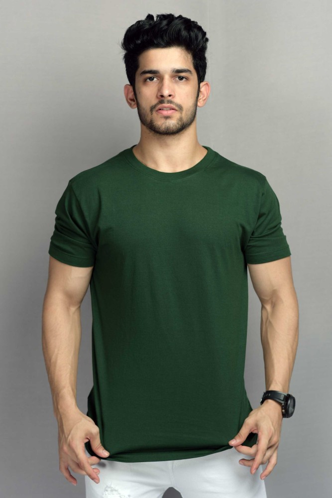 Green t shirt style men sale