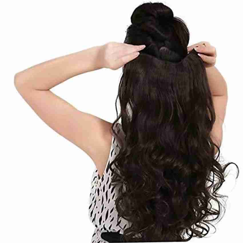 Clip in top hair extensions dc
