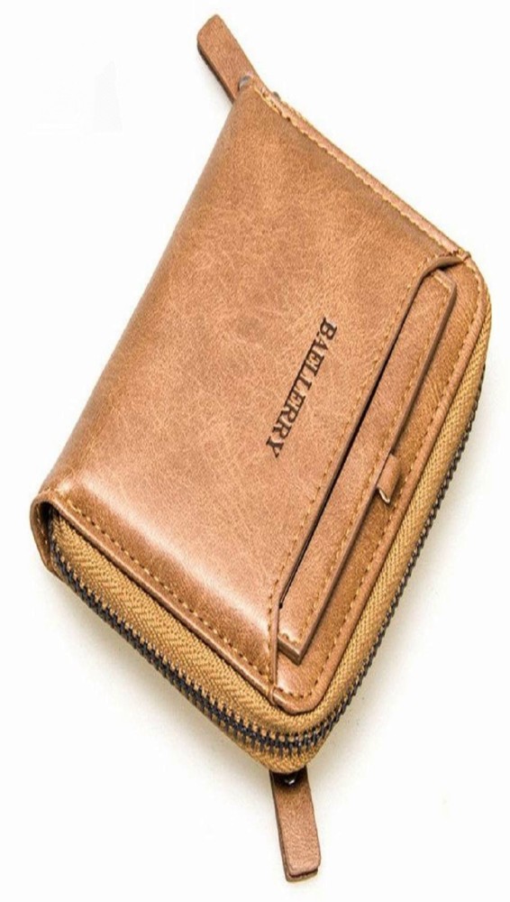 baellerry Men Tan Artificial Leather Wallet Tan Price in India