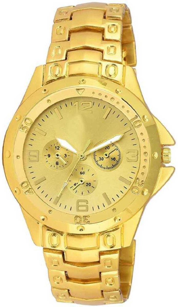 Hugaro Analog Watch For Men Buy Hugaro Analog Watch For Men Gold Dial Analog Bracelete type Wrist Watch For Men Online at Best Prices in India Flipkart