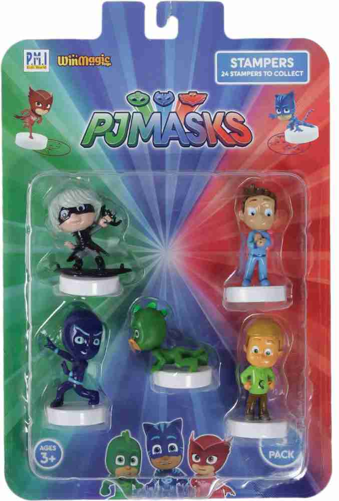 Pj Masks Stampers Blister 5 (S1) - Luna Girl, Night Ninja, Gekko, Conor,  Greg - Stampers Blister 5 (S1) - Luna Girl, Night Ninja, Gekko, Conor, Greg  . Buy Multi toys in India. shop for Pj Masks products in India.