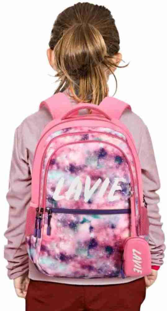 Lavie school bags pink sale