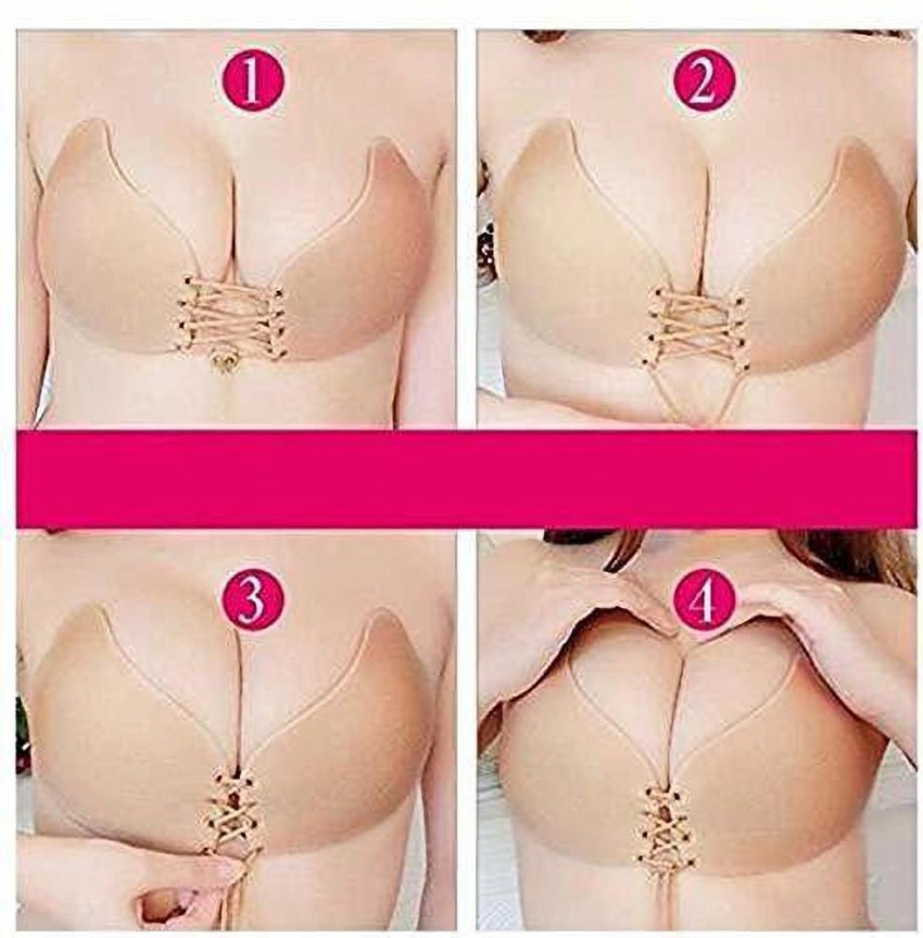 avk stick on self adhesive push up bra strapless backless invisible Women  Stick-on Lightly Padded Bra - Buy avk stick on self adhesive push up bra  strapless backless invisible Women Stick-on Lightly