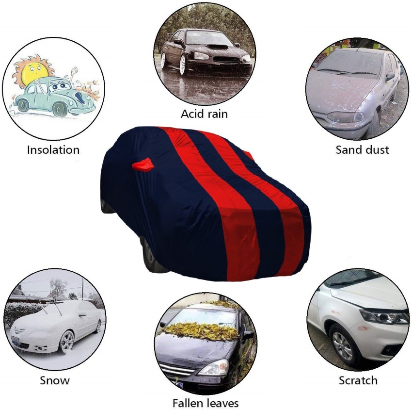 MOCKHE Car Cover For Toyota Glanza (With Mirror Pockets) Price in India -  Buy MOCKHE Car Cover For Toyota Glanza (With Mirror Pockets) online at