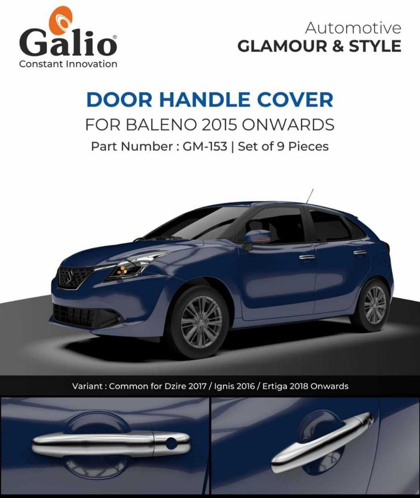 Galio Maruti Baleno Chrome Door Handle Cover cum Maruti Car Door
