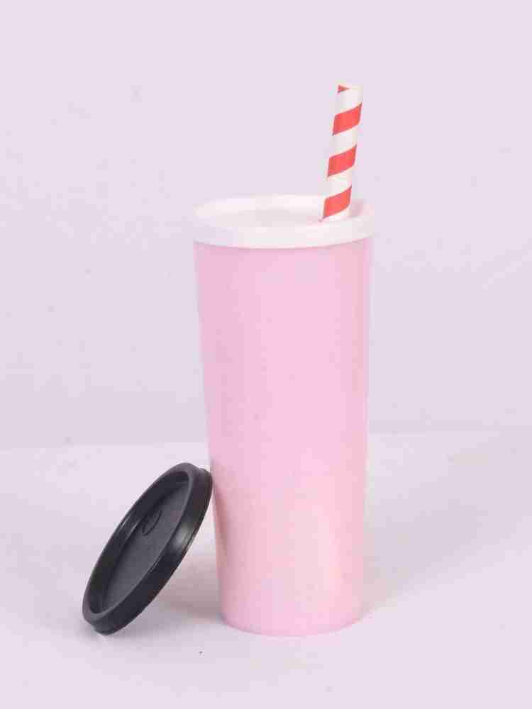 Meldique Juice Cup for Kids Milk Glass with Straw Sipper Cups for