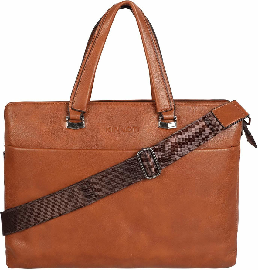 Buy Kinnoti Men Women Tan Hand held Bag Tan Online Best Price