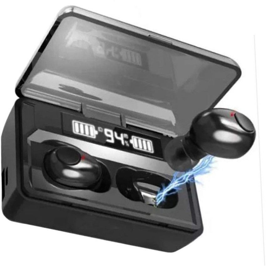 True wireless earphones with lcd display 2025 magnetic charging case