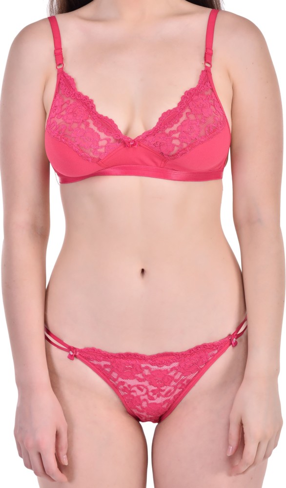 Buy online Beige Lace Bra And Panty Set from lingerie for Women by Tcg for  ₹299 at 67% off