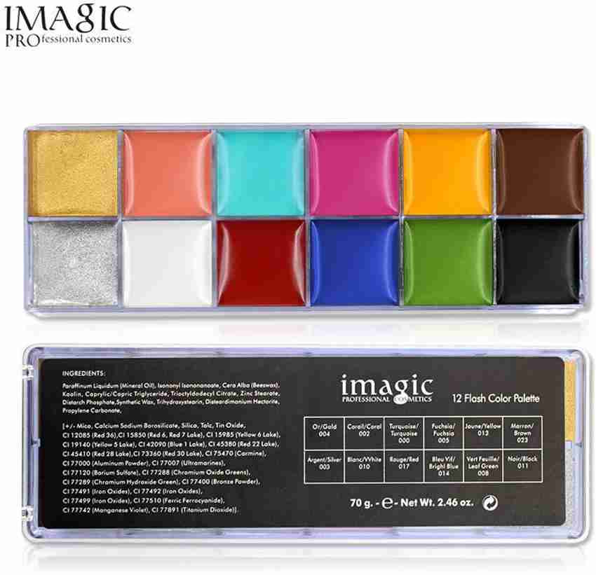 IMagic 12 COLOR BODY PAINTING LIPSTICK PALLETE Price in India