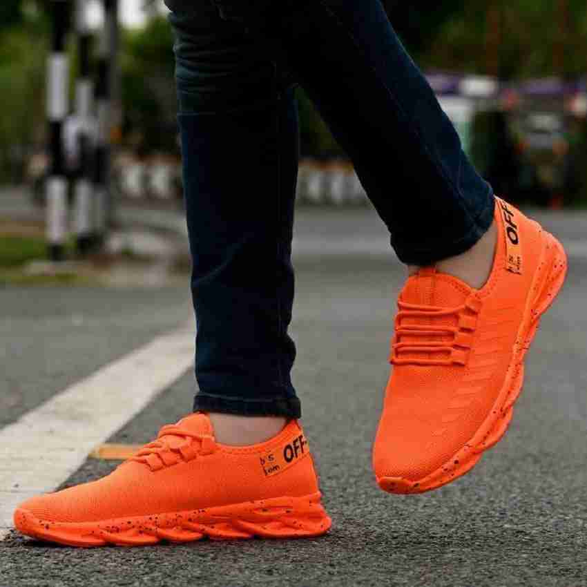 Kircom Orange sneaker shoes for men Casual trendy shoes Sneakers For Men Buy Kircom Orange sneaker shoes for men Casual trendy shoes Sneakers For Men Online at Best Price Shop Online for Footwears in ...