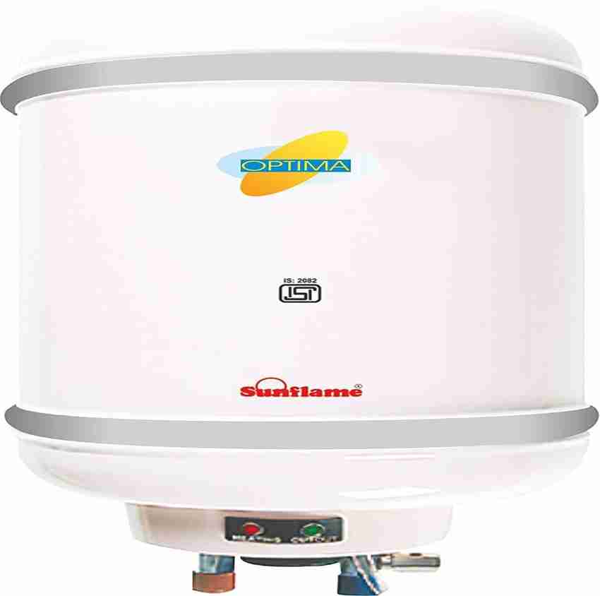 Sunflame 15 L Storage Water Geyser (Optima, White) Price in India - Buy Sunflame  15 L Storage Water Geyser (Optima, White) online at Flipkart.com