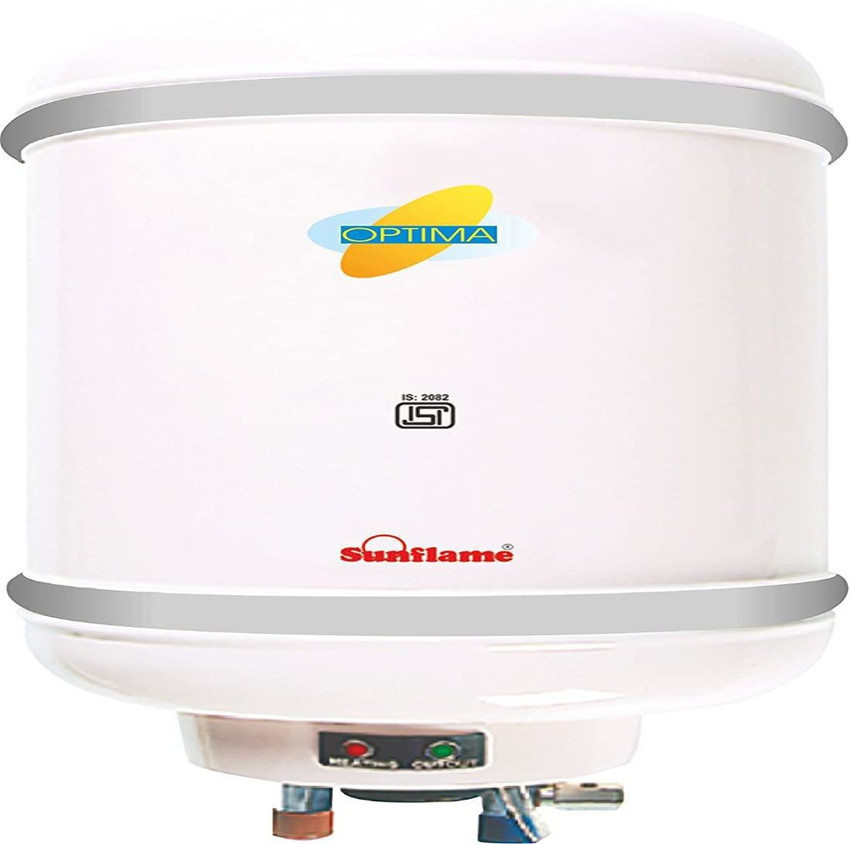 Sunflame 15 L Storage Water Geyser (Optima, White) Price in India - Buy Sunflame  15 L Storage Water Geyser (Optima, White) online at Flipkart.com