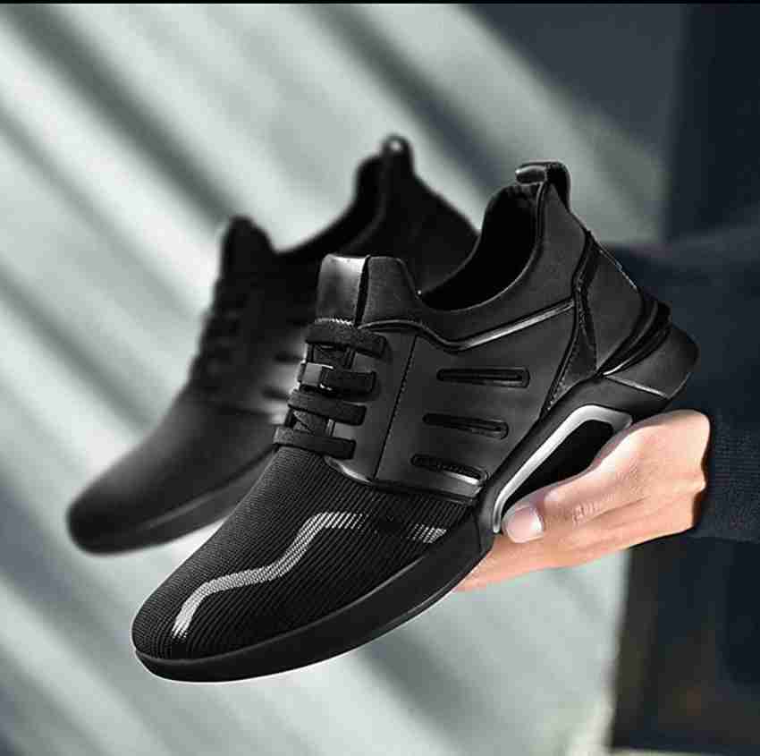 Mens black gym sales shoes