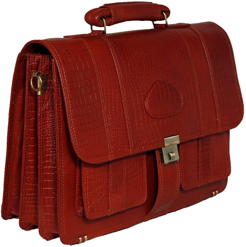 Buy Leather Villa LV Leather laptop messenger and shoulder bags
