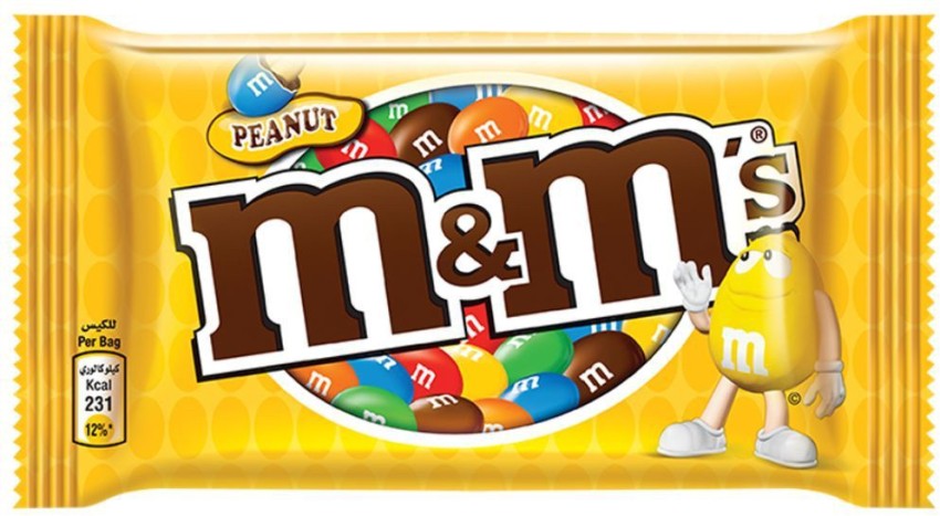M&M'S Peanut Candies Celebration Size Stand Up Pouch 1000 g