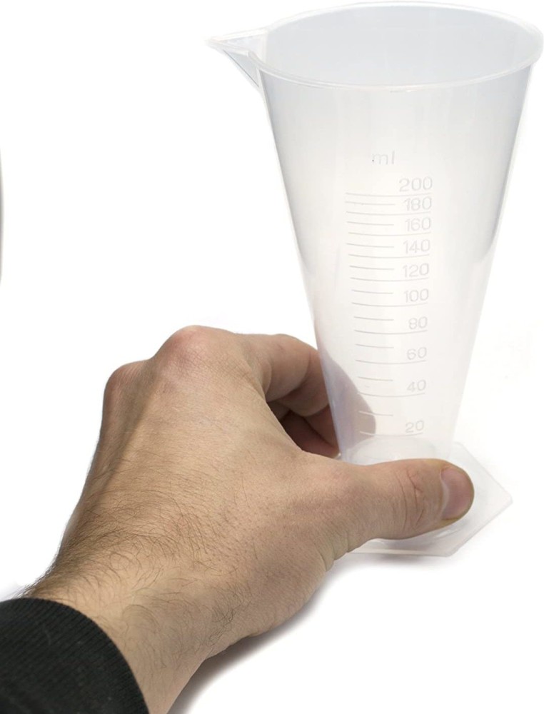  Graduated Cylinder 250mL Measuring Cup Conical Measure