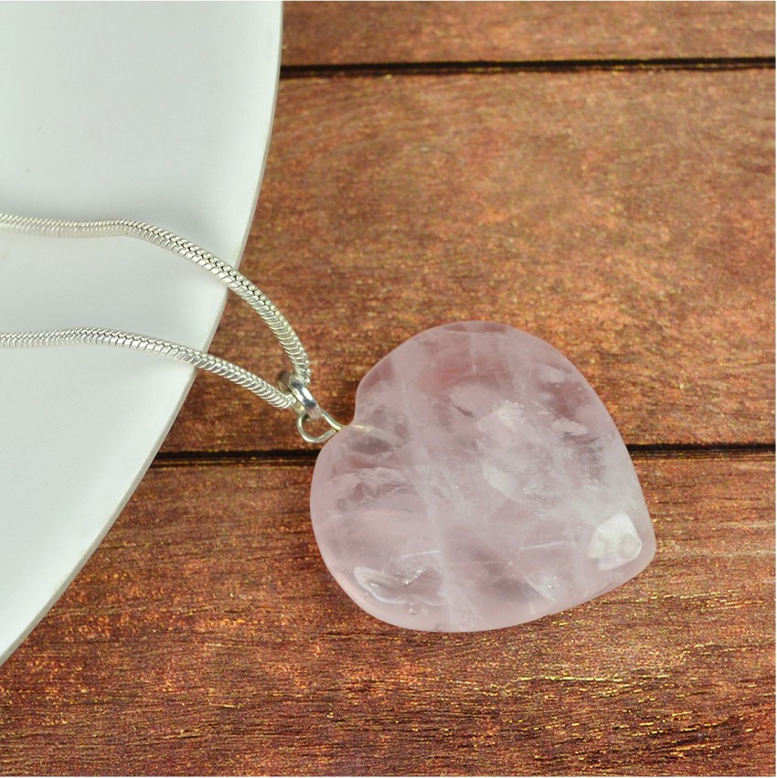 Rose quartz deals stone pendant