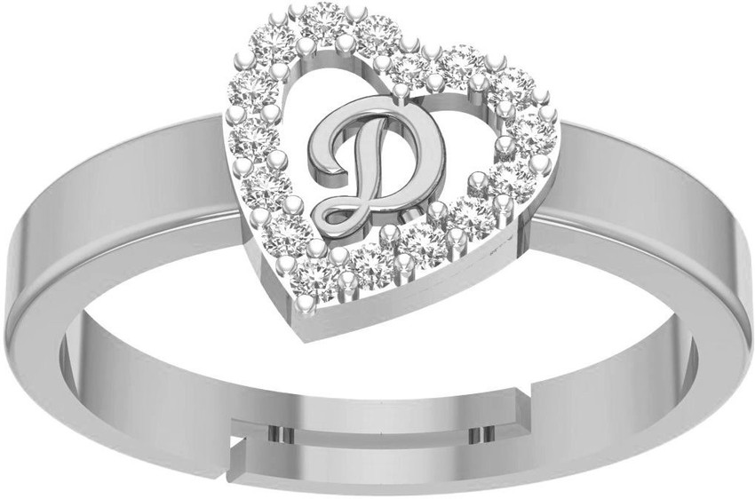 Alphabet rings 2025 silver