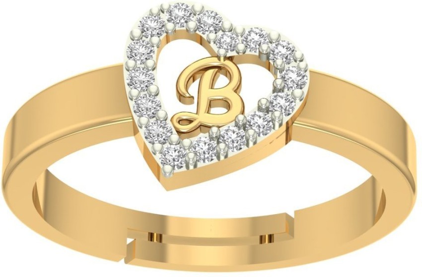 Ring with store letter b