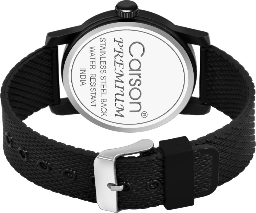 Carson All Black Analog Watch For Boys Buy Carson All Black Analog Watch For Boys CR2001 ELEGANT Men s wrist watch Online at Best Prices in India Flipkart