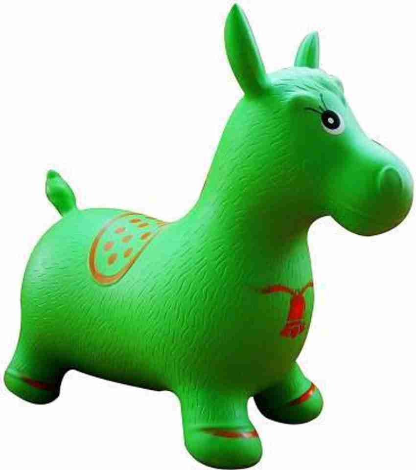 Rubber bouncy horse deals