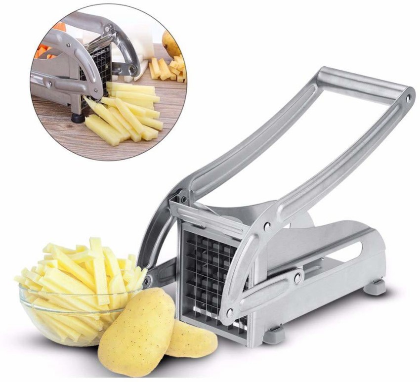 Buy VMITRA Stainless Steel Home French Fries Potato Chips Strip Cutting  Cutter Machine Maker Slicer Chopper Dicer Online at Best Prices in India -  JioMart.