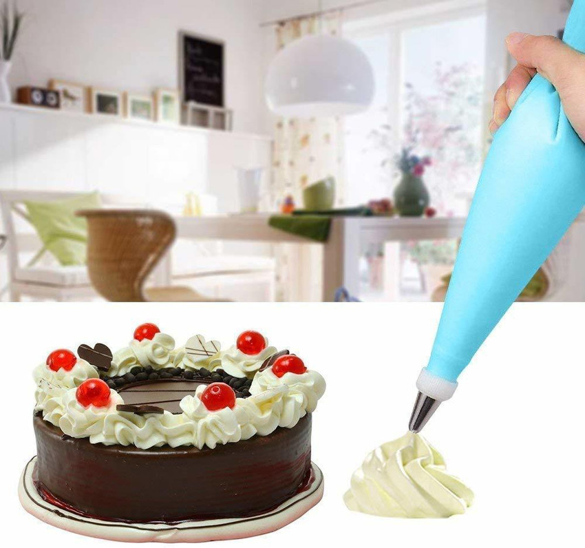 Right Traders 12 Piece Piping Bag Nozzles Cake Decorating Tool Set Frosting Icing Cream Syringe Piping Bag Tips With Steel Nozzles Muffin Dessert
