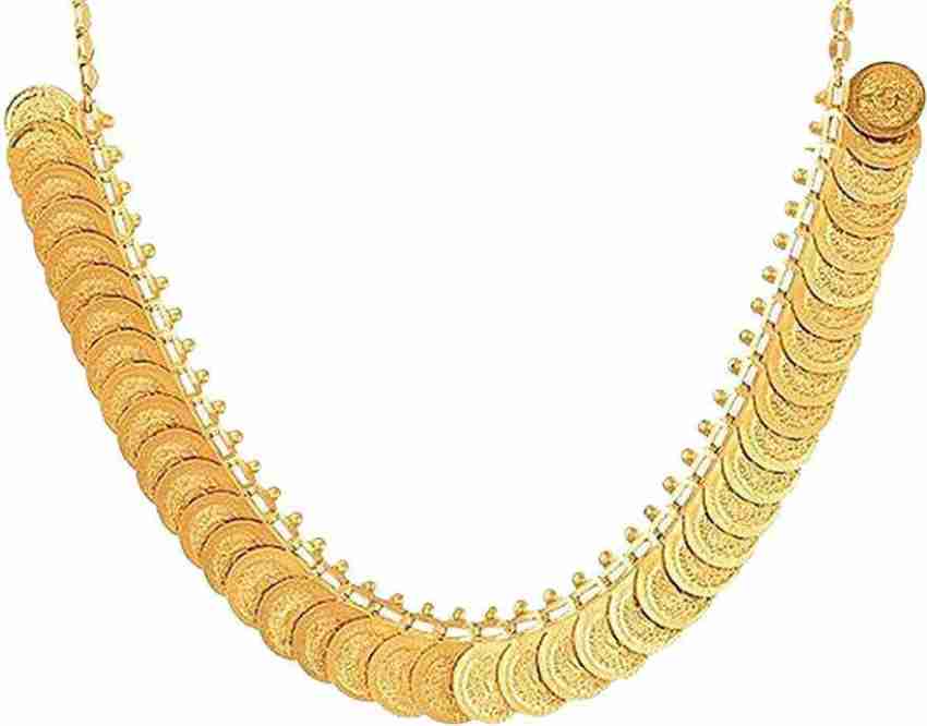 Lakshmi coin hot sale necklace gold