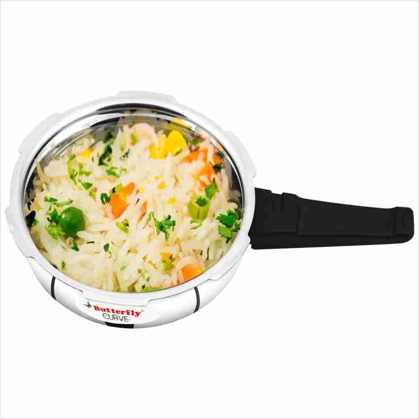 Butterfly Curve 2 L Induction Bottom Pressure Cooker Price in India - Buy Butterfly  Curve 2 L Induction Bottom Pressure Cooker online at