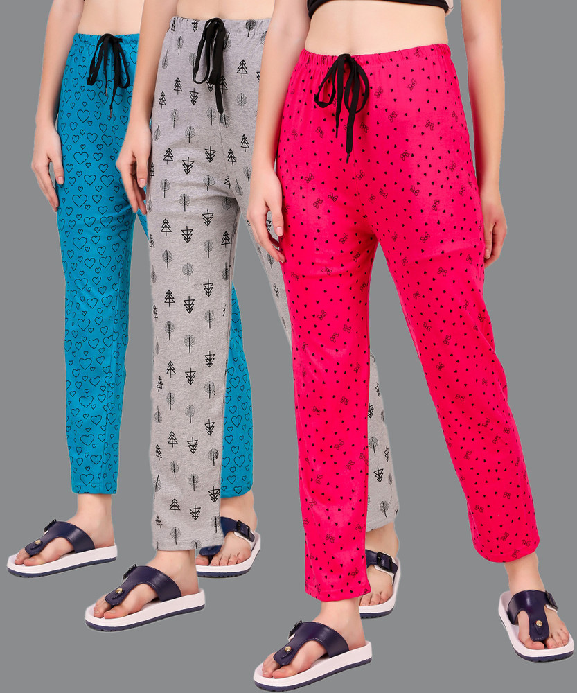 TRYCLO Printed Women Multicolor Track Pants Buy TRYCLO Printed