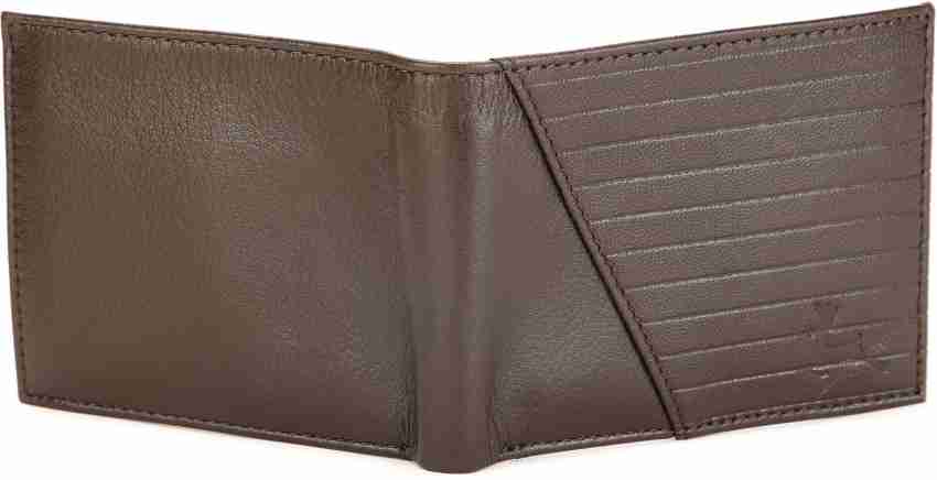 PARX Men Brown Genuine Leather Wallet Dark Brown - Price in India