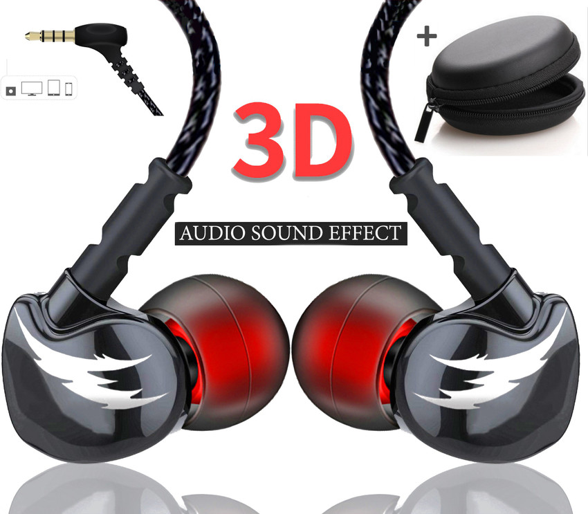 Audizi 3D Ultra Crsip Sound with Bass Wired Earphones with Mic Wired Price in India Buy Audizi 3D Ultra Crsip Sound with Bass Wired Earphones with Mic Wired Online Audizi