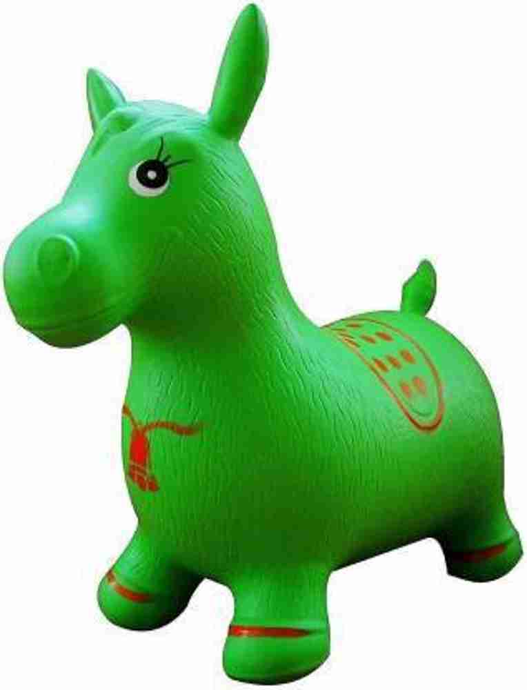 Bouncy rubber horse sales