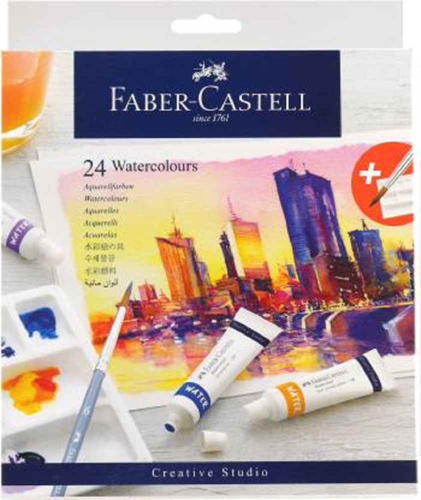 FABER-CASTELL 24 shade tube water colors - Water colors