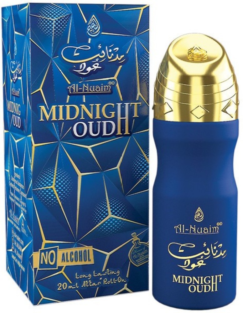 Al Nuaim Midnight Oudh 20 ml Long Lasting Attar Roll On Floral Attar