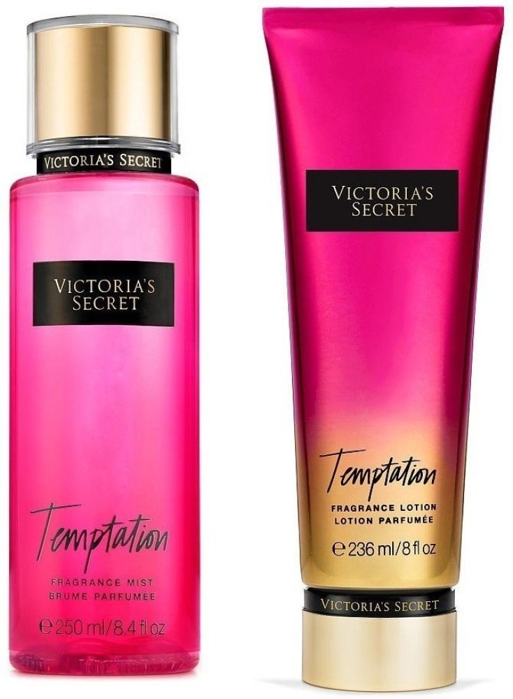 Victoria's Secret Temptation Fragrance Mist & Fragrance Body Lotion Set  Price in India - Buy Victoria's Secret Temptation Fragrance Mist & Fragrance  Body Lotion Set online at