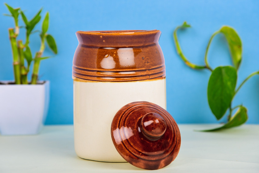 Lyallpur Stores Ceramic Pickle Jar 1000 ml Price in India Buy