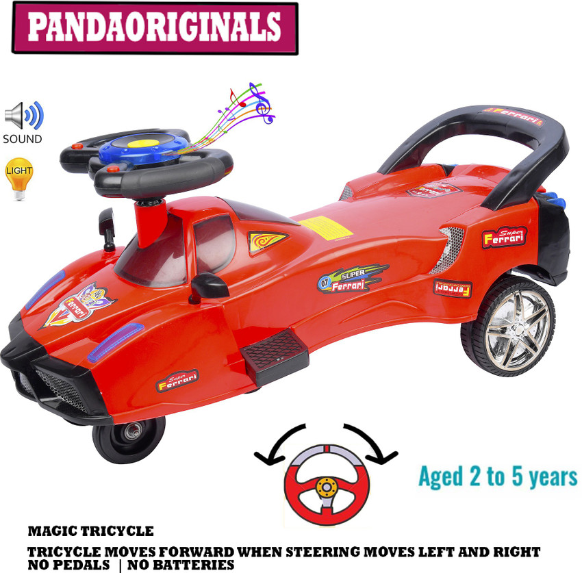 Pandaoriginals Magic Ferrari RED Ride Magic Ferrari RED Ride