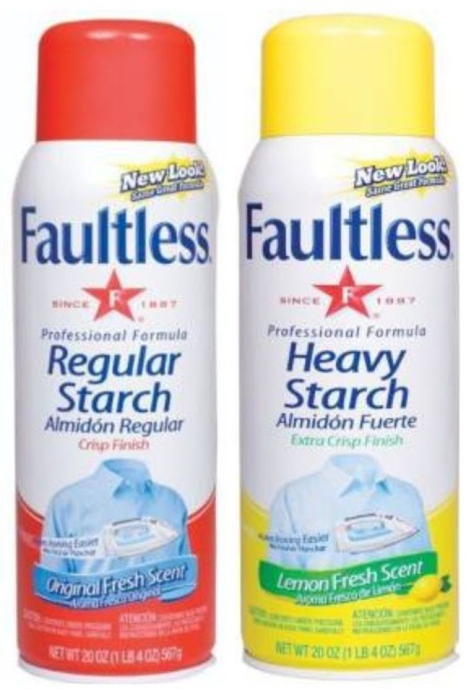 Faultless Heavy Finish Ironing Spray Starch, Fresh Scent, 567-g