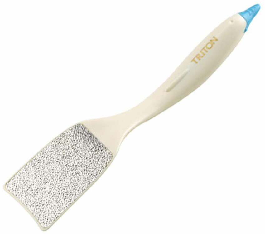 Triton Lazer Foot Scraper With Curved Handle, Dead Skin Callus