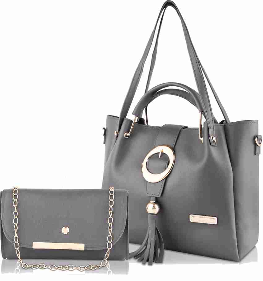 Gray color bag top