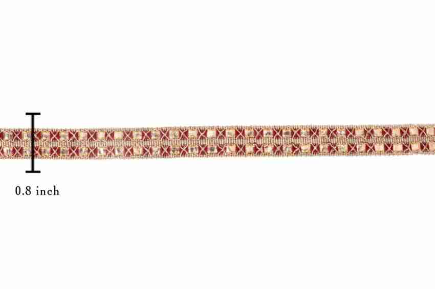 Richa Thread Scallop Lace Border-Red Lace Reel Price in India - Buy Richa  Thread Scallop Lace Border-Red Lace Reel online at